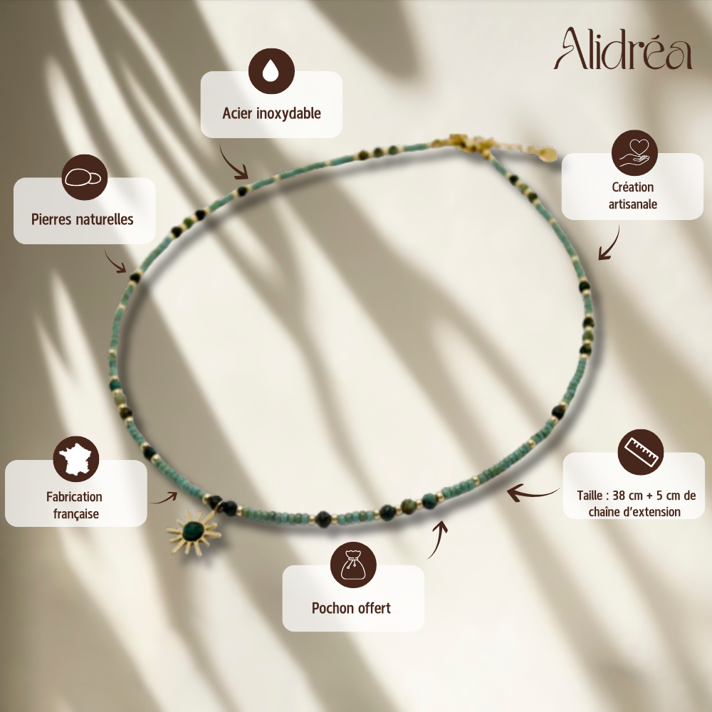 Collier heishi HILONA