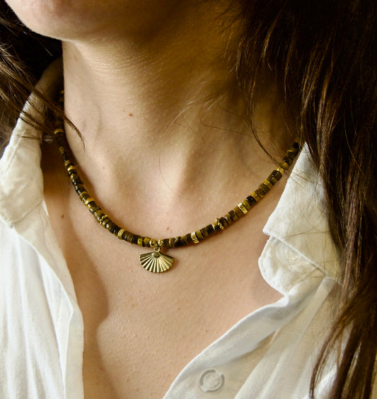 Collier heishi HILONA