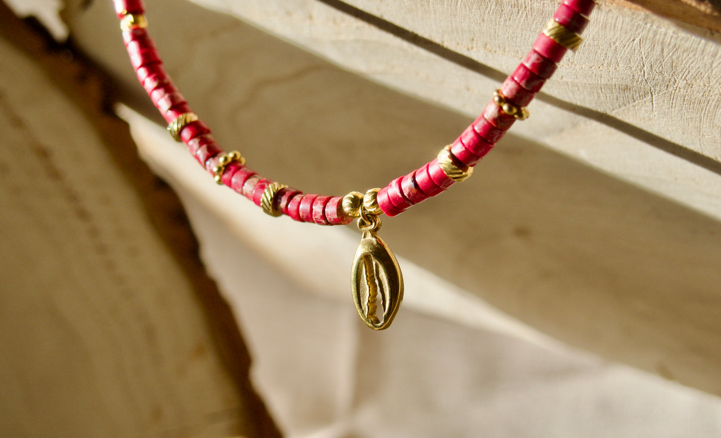 Collier heishi HILONA