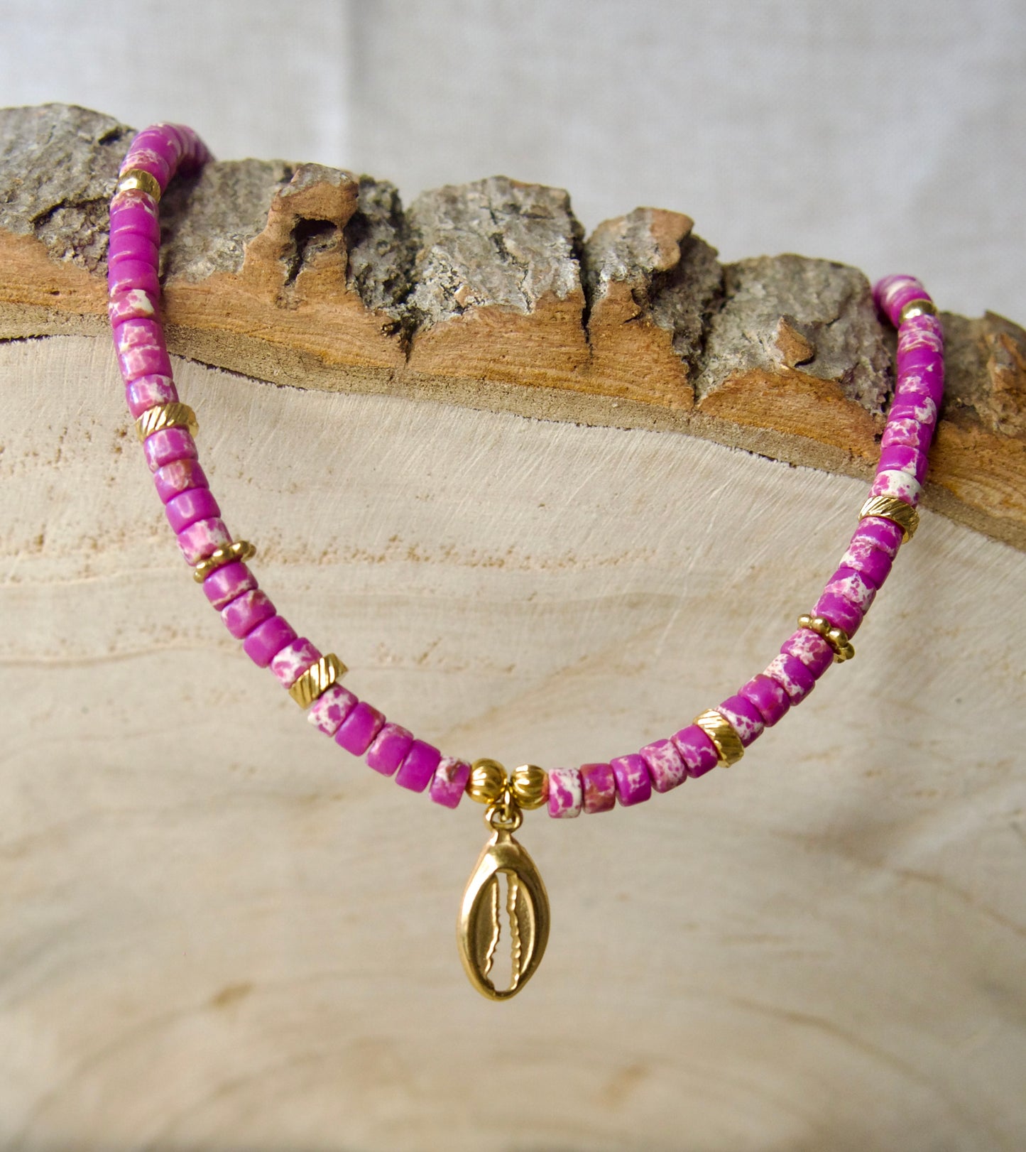 Collier heishi HILONA