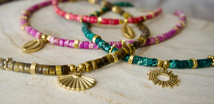 Collier heishi HILONA