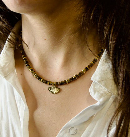 Collier heishi HILONA