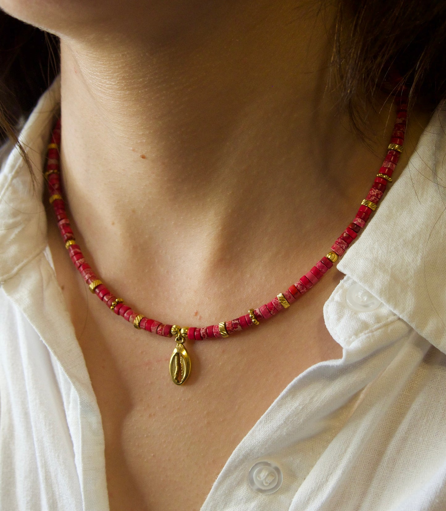 Collier heishi HILONA