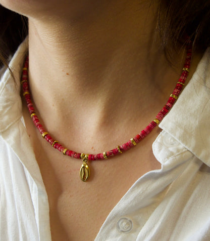 Collier heishi HILONA